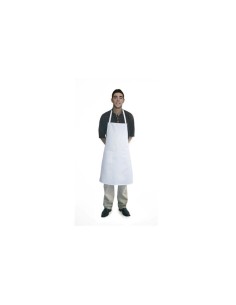 DELANTAL ALGODON BLANCO  75*90cm. Con Peto