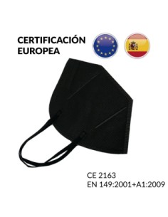 ---Caja 20 MASCARILLA FACIAL FFP 2 NEGRA