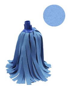 FREGONA TIRAS Microfibras Azul 180gs. (25u.)  -HB-