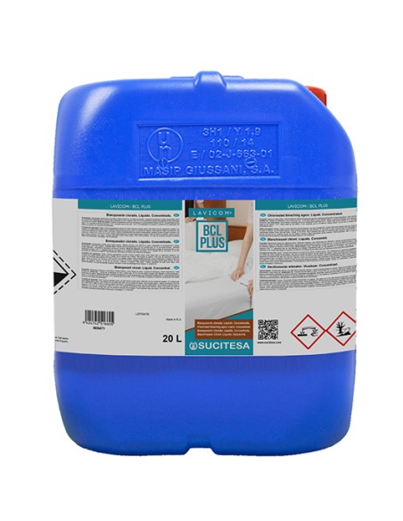 Gaf.20L. BLANQUEANTE CLORADO LIQ. LAVICOM BCL PLUS -S-