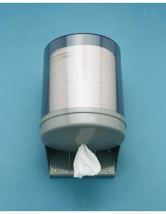 DISPENSADOR PAPEL MECHA Eco-Luxe ABS BLCO. 22*31*22 cm.