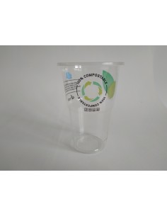 MILLAR VASO PLA compostable TRANSLUC.. 550cc. (0,4M)