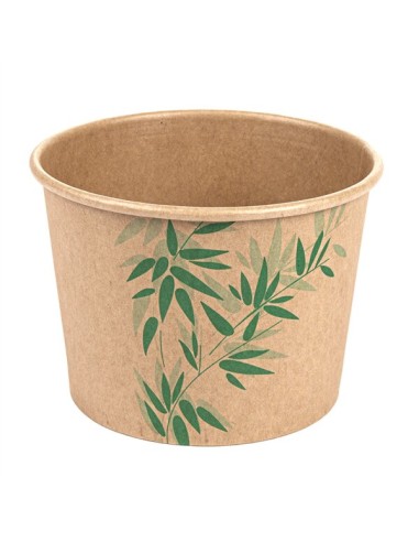 MILLAR TARRINA CARTON KRAFT FEEL GREEN  500cc....