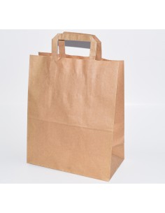 MILLAR BOLSA PAPEL KRAFTc/asa plana (5paq. x 50uds)...