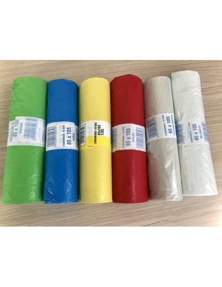 Caja250 SACO BASURA 85*105cm. G-150 AMARILLO -E-