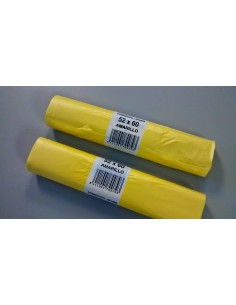 Caja1250 BOLSA  BASURA 52*60cm. G-90 AMARILLA