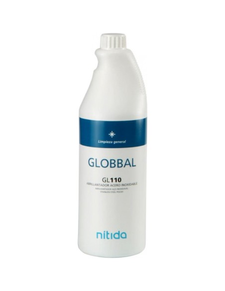 Caja6. ABRILLANTADOR ACERO INOX 1L.+pvz. GL110