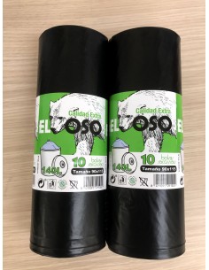 Caja180 SACO BASURA MD 90*115cm. G-150 NEGRO
