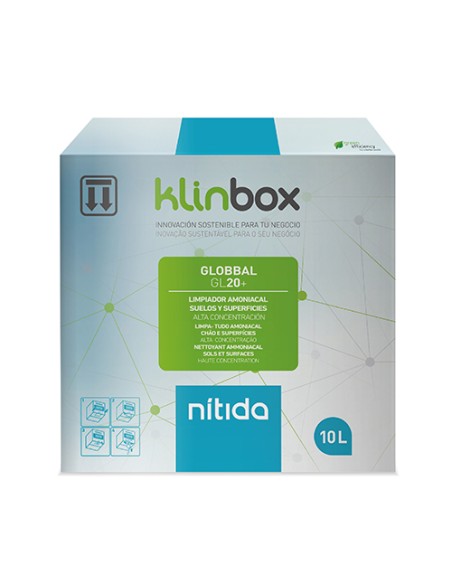 Caja10L. KLINBOX LIMP. AMONIACAL Suelos-Superf. GL20