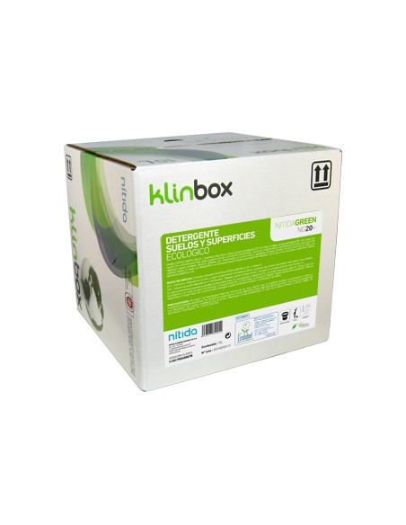 Caja10L. KLINBOX LIMPDOR. ECO Suelos-Superf. NG20
